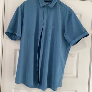 Apt. 9 Blue Casual Button Down Shirt